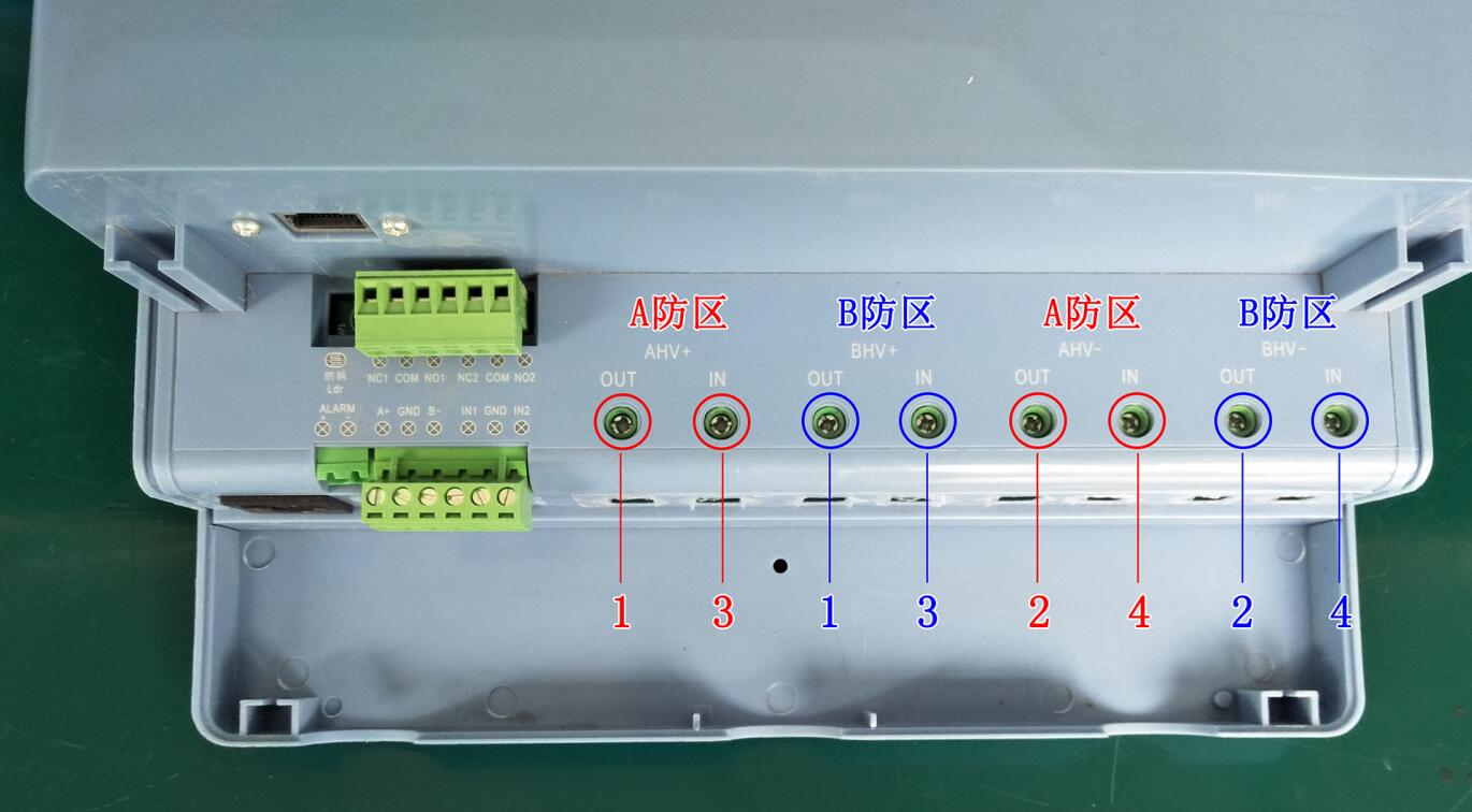 脈沖電子圍欄主機接線說明