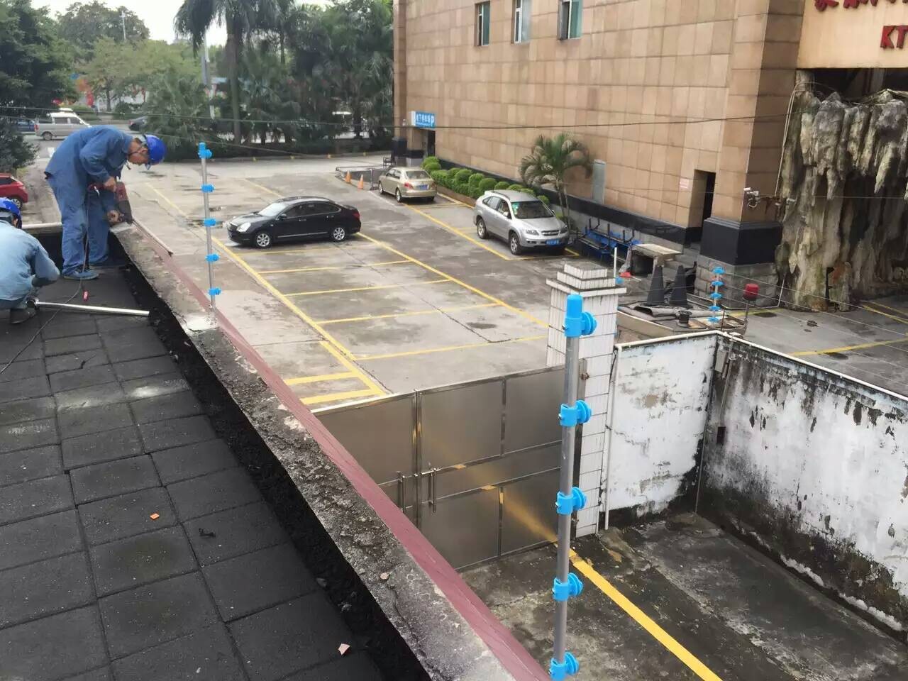 東莞厚街變電站電子圍欄案例圖片